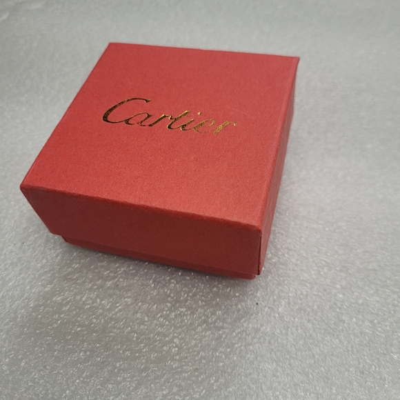 Cartier Red Gift Box with Gold Lettering - Picture 3 of 12